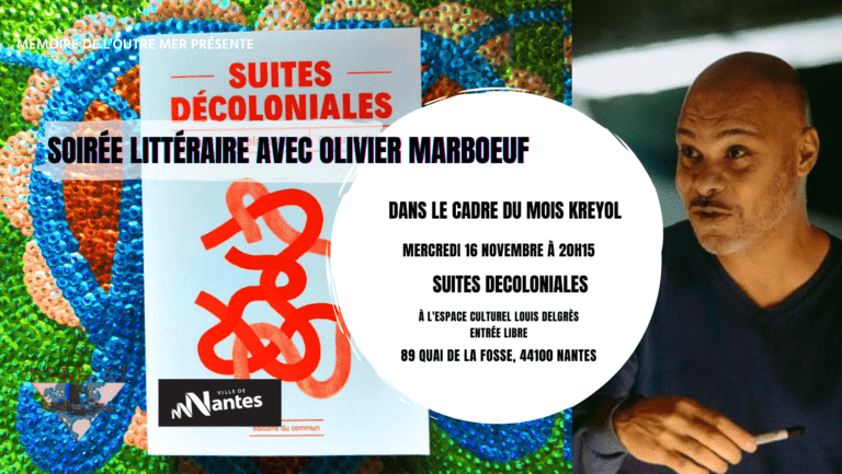 Soirée littéraire avec Olivier Marboeuf