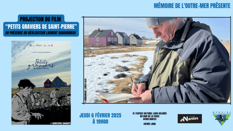 COMPLET ! Projection & échanges autour du film « Petits graviers de Saint-Pierre » COMPLET !
