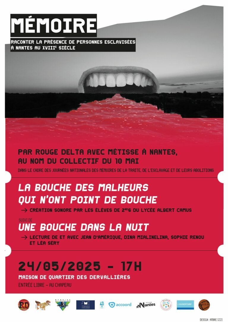 Une bouche dans la nuit, une pièce de Jean D’Amérique d’après l’œuvre de Krystel Gualdé.