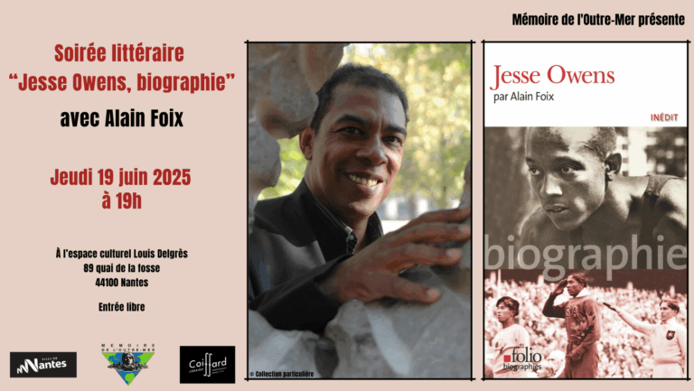 Rencontre littéraire « Jesse Owens, biographie » avec Alain Foix